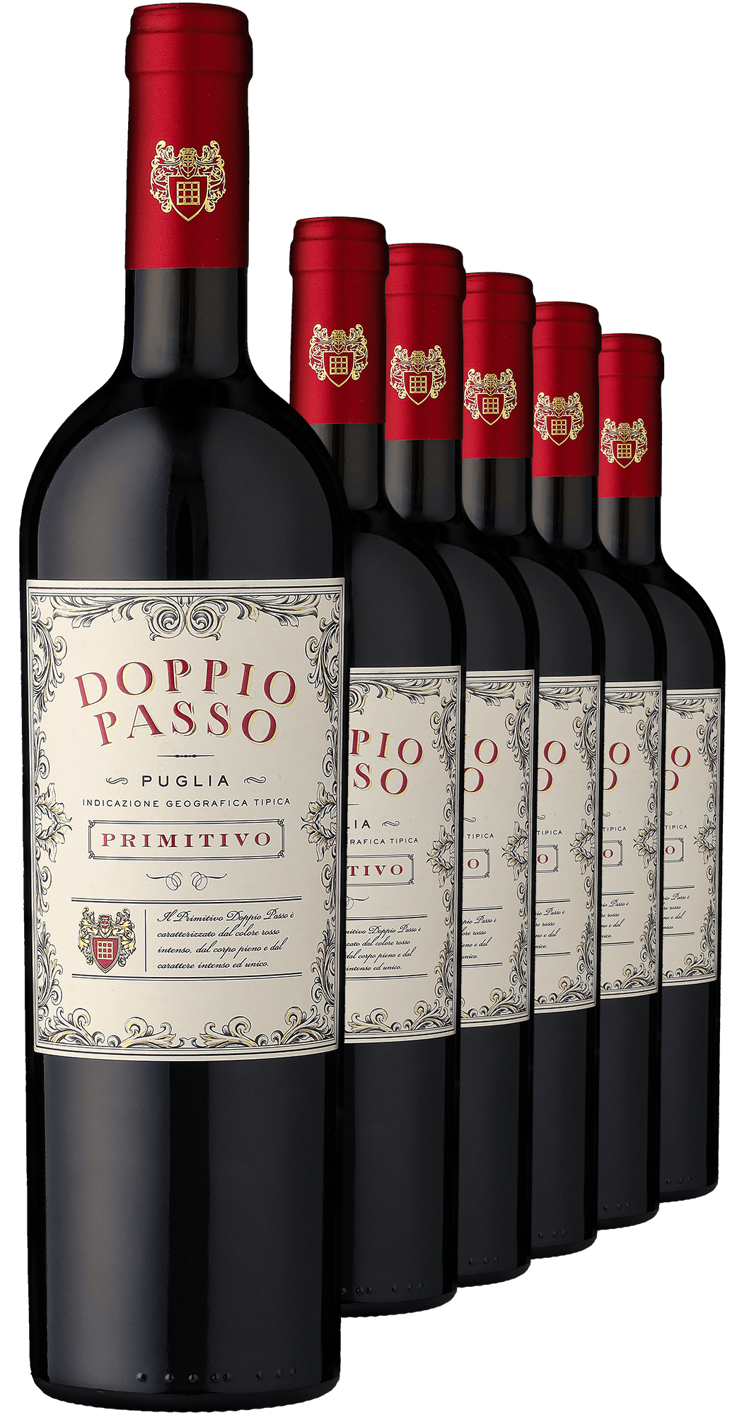 2022 Doppio Passo Primitivo im 6er-Vorratspaket von Botter Casa Vinicola S.P.A.