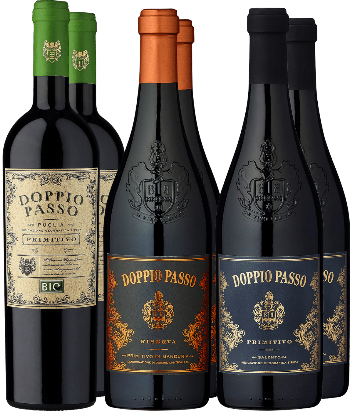 6er-Probierpaket »Doppio Passo Rotweinschatz« 6er-Probierpaket »Doppio Passo Rotweinschatz« von Botter Casa Vinicola S.P.A.