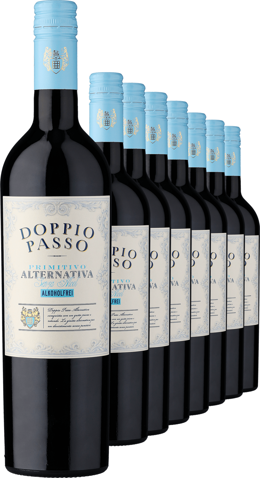 Doppio Passo Rosso »Alternativa« Alkoholfrei im 8er-Vorratspaket von Botter Casa Vinicola S.P.A.