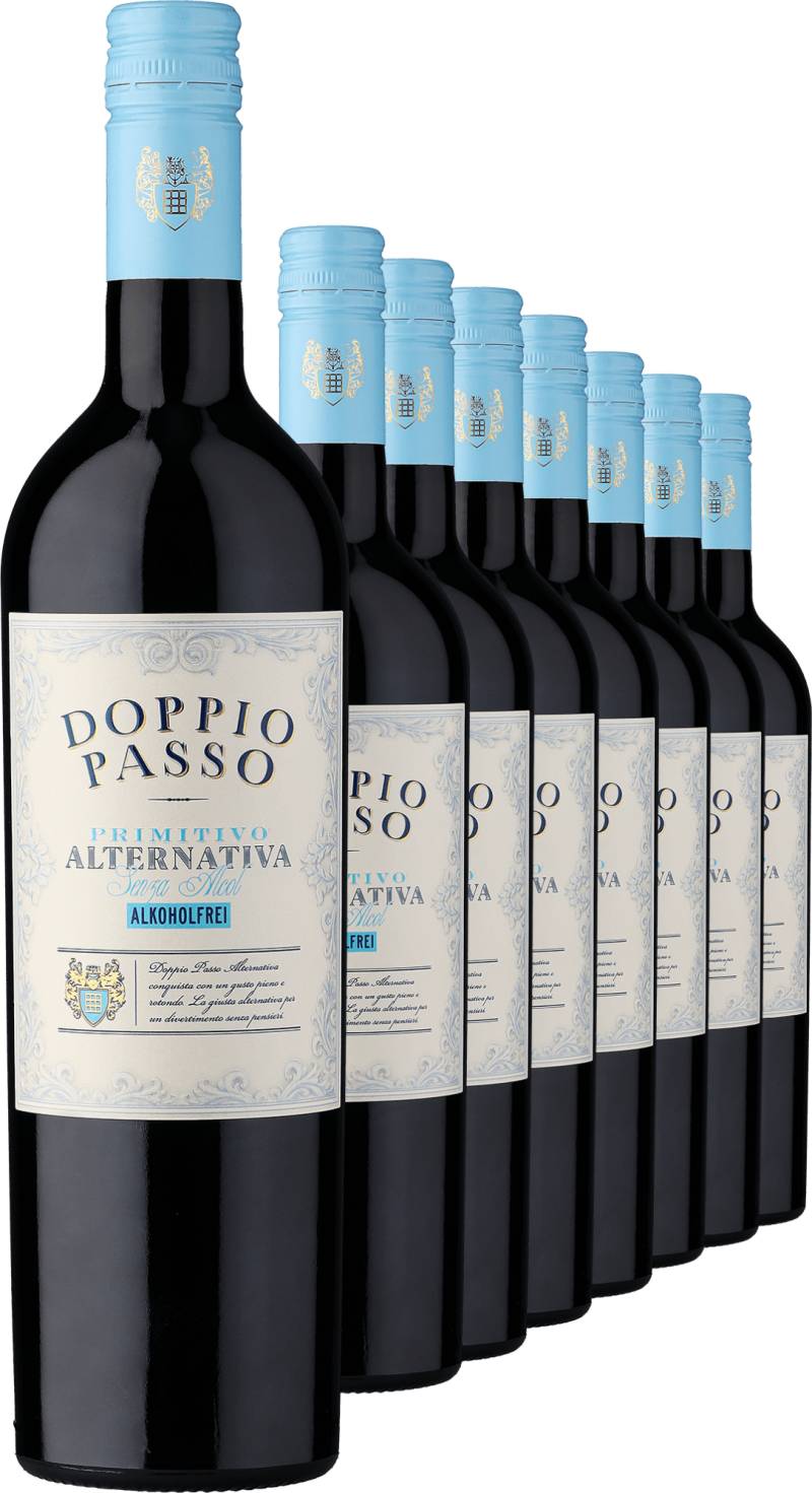 Doppio Passo Rosso »Alternativa« Alkoholfrei im 8er-Vorratspaket von Botter Casa Vinicola S.P.A.