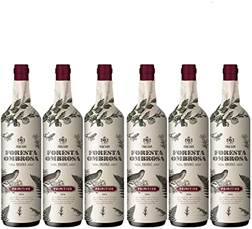 Cuore Verde Foresta Ombrosa Primitivo Puglia Rotwein Biowein trocken IGT Italien (6 Flaschen) von Botter Casa Vinicola