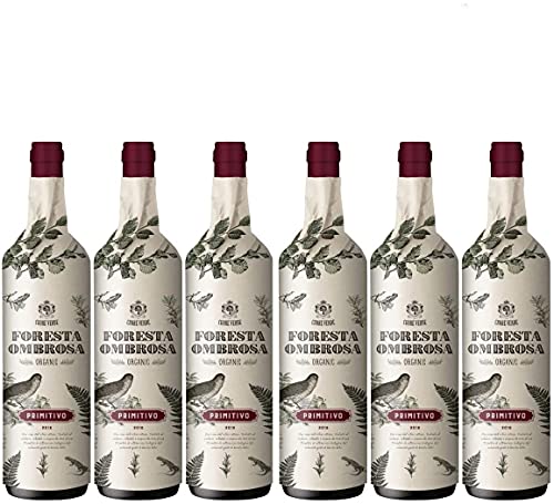 Cuore Verde Foresta Ombrosa Primitivo Puglia Rotwein Biowein trocken IGT Italien (6 Flaschen) von GREAT BRITISH TRADING LIMITED