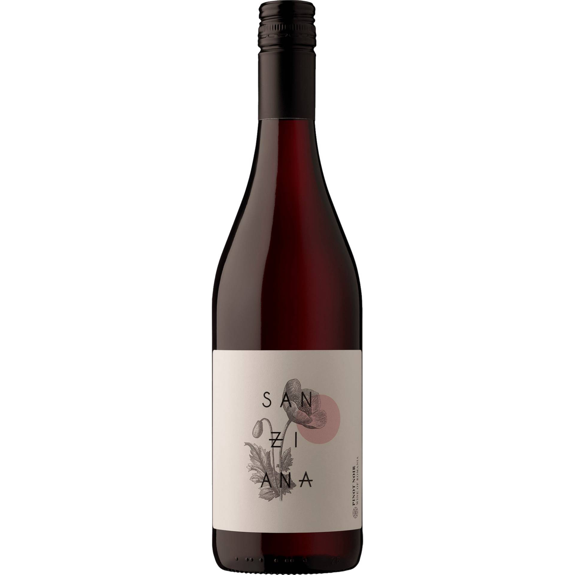 Sanziana Pinot Noir, Banat, Banat, 2022, Rotwein Sanziana Pinot Noir, Banat, Banat, 2022, Rotwein von Bottled by Cramele Recas, 307340, Jud Timis, Romania