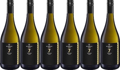 6x 7 Pinot Blanc trocken 2021 - Bottwartaler Winzer eG, Württemberg - Weißwein von Bottwartaler Winzer eG