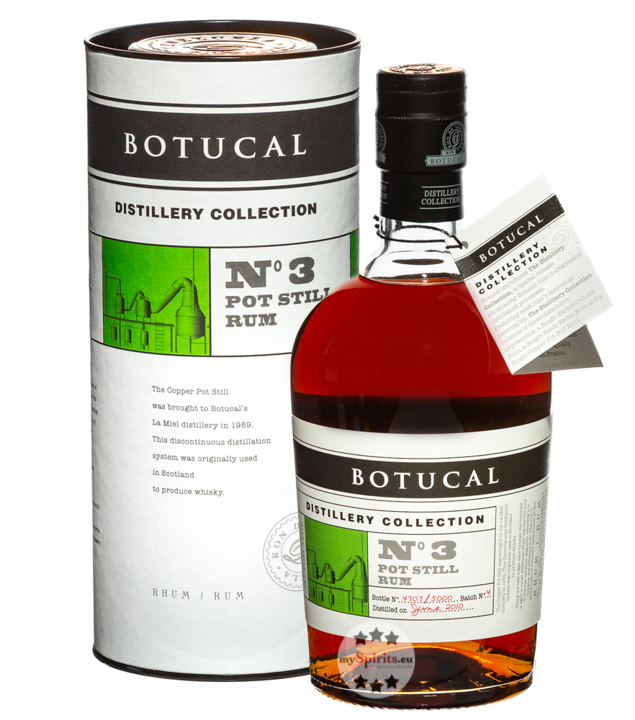 Botucal No 3 Distillery Collection Pot Still Rum (47 % Vol., 0,7 Liter) von Botucal