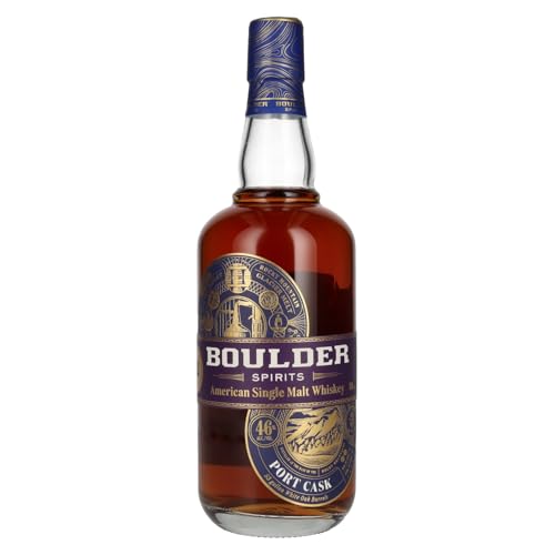 Boulder Spirits American Single Malt PORT CASK FINISH Whiskey 46% Vol. 0,7l Boulder Spirits American Single Malt PORT CASK FINISH Whiskey 46% Vol. 0,7l von Boulder Spirits