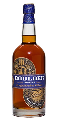 Boulder | Straight Bourbon Whisky | 700 ml | 42% Vol. | Unkonventioneller & sanfter Bourbon | Mit 44% gemälzter Gerste von Boulder