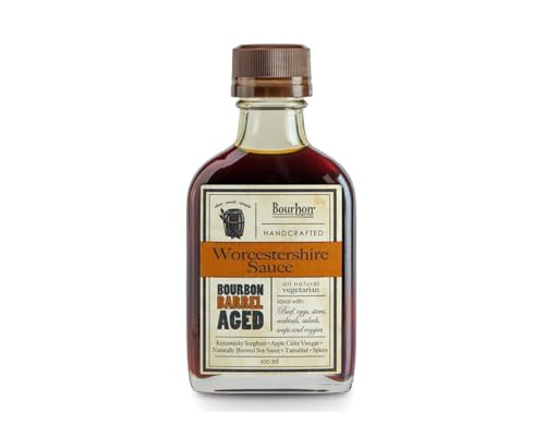 Bourbon Barrel Foods Worcestershire Sauce – In Bourbonfässern gereifte, handgefertigte vegetarische Würzsauce, 100 ml Bourbon Barrel Foods Worcestershire Sauce – In Bourbonfässern gereifte, handgefertigte vegetarische Würzsauce, 100 ml von Bourbon Barrel Foods