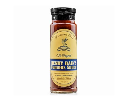 Bourbon Barrel Foods The original Henry Bain's Famous Sauce – Originalrezept aus dem Pendennis Club, handgefertigte Gourmet-Sauce mit süß-würzigen Aromen, 236 ml Bourbon Barrel Foods The original Henry Bain's Famous Sauce – Originalrezept aus dem Pendennis Club, handgefertigte Gourmet-Sauce mit süß-würzigen Aromen, 236 ml von Bourbon Barrel Foods