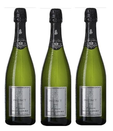 3x 0,75l - 2017er - Bouvet Ladubay - Instinct - Cuvée de Millinaire - brut - Saumur A.O.P. - Loire - Frankreich - Schaumwein brut von Bouvet Ladubay