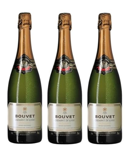 3x 0,75l - Bouvet Ladubay - Cuvée Excellence - Blanc - brut - Crémant de Loire A.O.P. - Loire - Frankreich - Schaumwein brut von Bouvet Ladubay