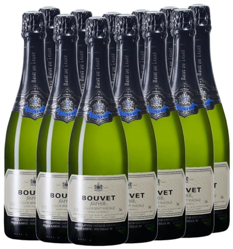 Crémant Saphir Saumur Brut Bouvet Ladubay Schaumwein 12 x 0,75l VINELLO - 12 x Weinpaket inkl. kostenlosem VINELLO.weinausgießer Crémant Saphir Saumur Brut Bouvet Ladubay Schaumwein 12 x 0,75l VINELLO - 12 x Weinpaket inkl. kostenlosem VINELLO.weinausgießer von Bouvet Ladubay