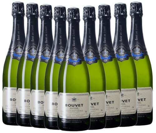 Crémant Saphir Saumur Brut Bouvet Ladubay Schaumwein 9 x 0,75l VINELLO - 9 x Weinpaket inkl. kostenlosem VINELLO.weinausgießer Crémant Saphir Saumur Brut Bouvet Ladubay Schaumwein 9 x 0,75l VINELLO - 9 x Weinpaket inkl. kostenlosem VINELLO.weinausgießer von Bouvet Ladubay