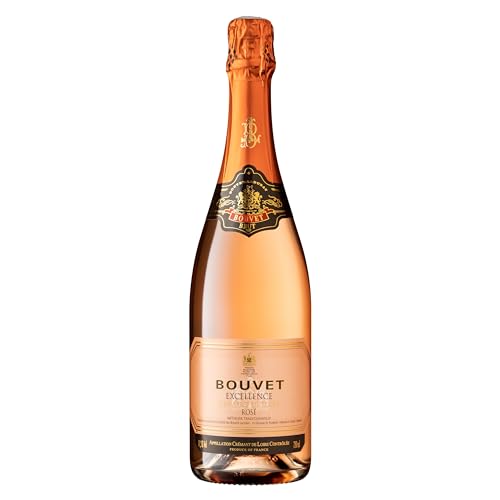 Bouvet Excellence Rosé Crémant de Loire Brut - Klassische Flaschengärung – Cabernet Franc – Cremant Rosé Ideal als Geschenk - 1 x 0.75 L Bouvet Excellence Rosé Crémant de Loire Brut - Klassische Flaschengärung – Cabernet Franc – Cremant Rosé Ideal als Geschenk - 1 x 0.75 L von Bouvet Ladubay