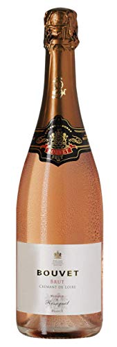 Rosé Brut Cremant de Loire Reserve de Rossignol AOC von Bouvet Ladubay (1x0,75l), trockener Cremant von der Loire Rosé Brut Cremant de Loire Reserve de Rossignol AOC von Bouvet Ladubay (1x0,75l), trockener Cremant von der Loire von Bouvet Ladubay