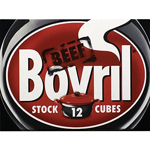Bovril Lizenz Cubes Beef (12x6g) - Packung mit 2 von Bovril