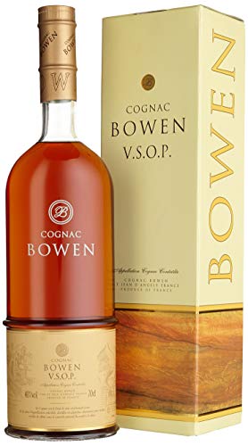 Cognac Bowen V.S.O.P. 4-5 Jahre in Geschenkverpackung halbtrocken (1 x 0,7 l) von Cognac Bowen