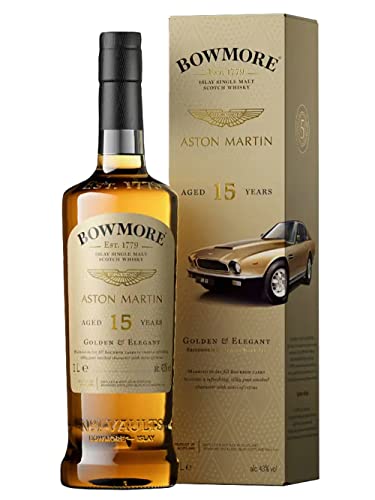 Bowmore 15 Years Old ASTON MARTIN Golden & 43% Vol. 1l in Geschenkbox, 1, 1000.0 milliliter, 1.708 kilograms von Bowmore