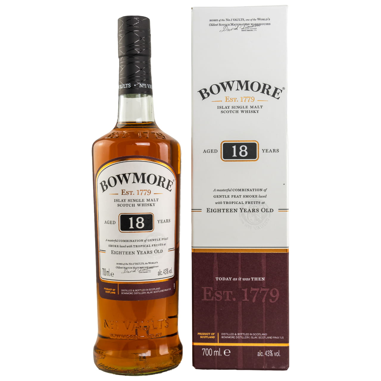 Bowmore 18 Jahre 43% vol. 0,7 l Bowmore 18 Jahre 43% vol. 0,7 l von Bowmore