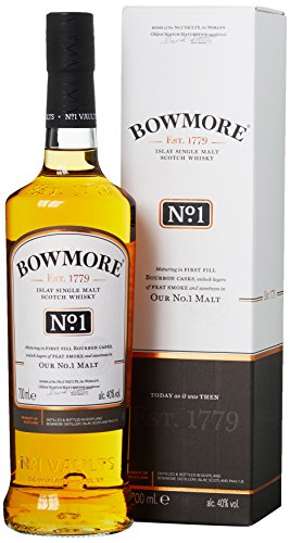 Bowmore No. 1 | Single Malt Scotch Whisky | mit Geschenkverpackung | fruchtiges Aroma mit dezenter Rauchigkeit | 40% Vol. | 700ml von Bowmore