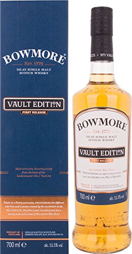 Bowmore Vault Edition First Release Islay Single Malt Whisky mit Geschenkverpackung (1 x 0.7 l) von Bowmore