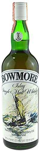 Rarität: Bowmore Whisky Sheriff's - 40,12% vol. (=70 Proof) - 26 2/3 fl. oz. (= 0,7l), 8 Jahre alt von Bowmore