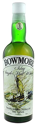 Rarität: Bowmore Whisky Sheriff`s - 40,12% vol. (=70 Proof) - 26 2/3 fl. oz. (= 0,7l) - Islay Single Malt Whisky von Bowmore