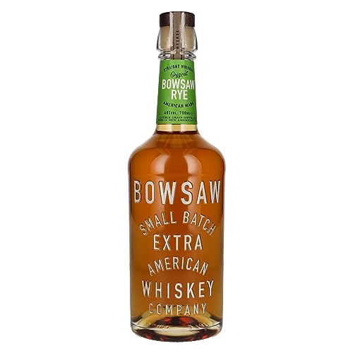 Bowsaw STRAIGHT RYE Small Batch American Whiskey 40% Vol. 0,7l von Bowsaw