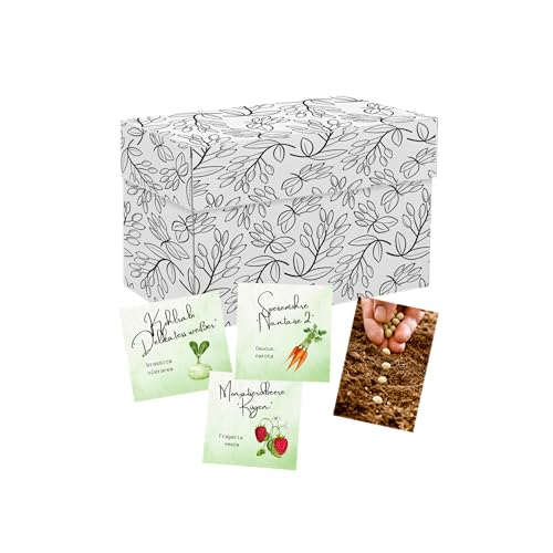 Saatgut Adventskalender für Gärtner zum einsäen I 24 leckere Sorten Gemüse, Kräuter und Obst für den Garten Adventskalender Saatgut Adventskalender für Gärtner zum einsäen I 24 leckere Sorten Gemüse, Kräuter und Obst für den Garten Adventskalender von Boxiland