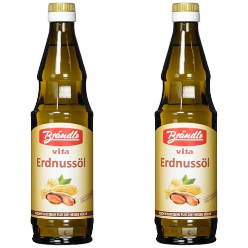 Brändle Erdnussöl, raffiniert (1 x 500 ml) | 500 ml (2er Pack) von Brändle vita