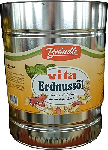 Brändle vita Erdnussöl, hoch erhitzbar, 10l Dose Brändle vita Erdnussöl, hoch erhitzbar, 10l Dose von Brändle vita