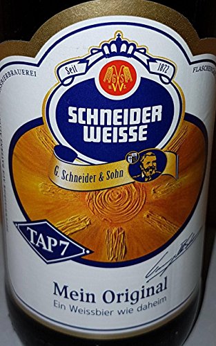 Schneider Weisse - Hefe-Weizenbier (TAP 7 / 0,5 l / 5,4 % vol.) von Bräuhaus G. Schneider & Sohn