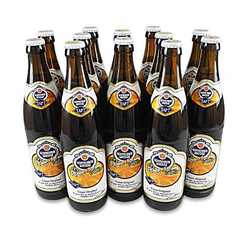 Schneider Weisse - Hefe-Weizenbier (TAP 7/12 Flaschen à 0,5 l / 5,4% vol.) von Bräuhaus G. Schneider & Sohn