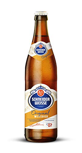 Schneider Weisse - Hefe-Weizenbier (TAP 7 / 20 Flaschen à 0,5 l / 5,4 % vol.) inc. 1.60€ MEHRWEG Pfand von Bräuhaus G. Schneider & Sohn