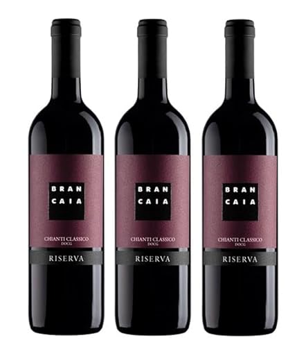 3x 0,75l - 2022er - Brancaia - Chianti Classico Riserva D.O.C.G. - Toscana - Italien - Rotwein trocken von Brancaia