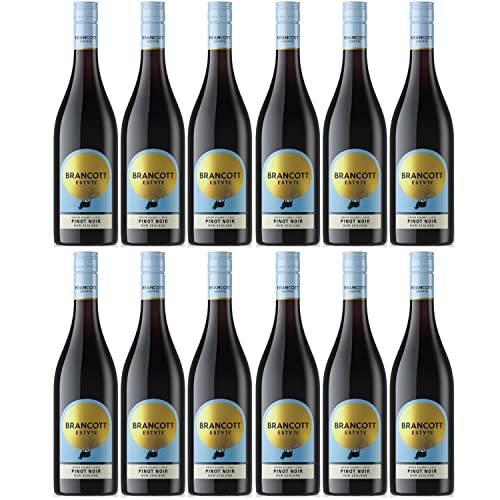 Brancott Estate Pinot Noir Rotwein Wein trocken Neuseeland I Versanel Paket (12 x 0,75l) von Brancott Estate