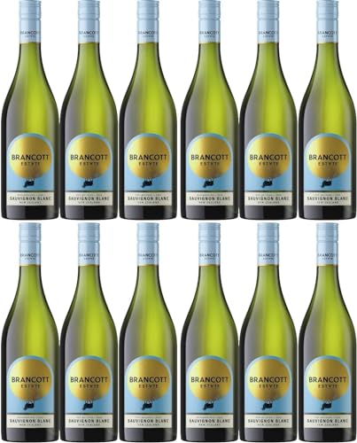 Brancott Estate Sauvignon Blanc Weißwein Wein trocken Neuseeland Inkl FeinWert E-Book (12 x 0,75l) von Brancott Estate
