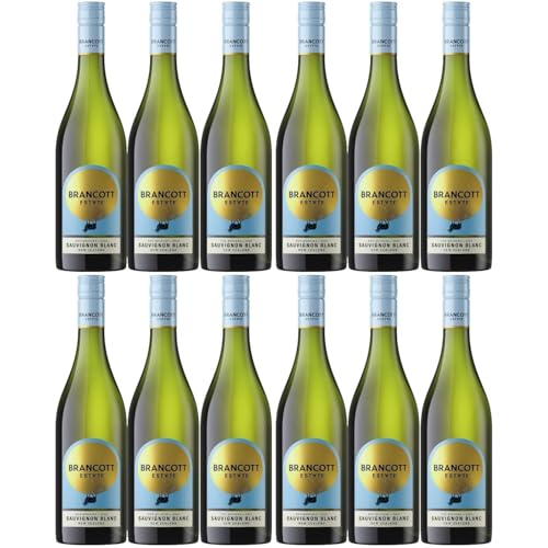 Brancott Estate Sauvignon Blanc Weißwein Wein trocken Neuseeland Inkl FeinWert E-Book (12 x 0,75l) von Brancott Estate