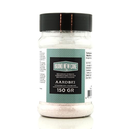 BrandNewCake® Bavaroise Pulver Erdbeere 150g - Cremige Dessertmischung - Einfache Zubereitung von Brand New Cake