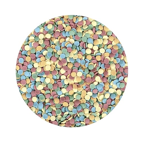 BrandNewCake® Essbare Konfetti Runden Ø6mm 1500g - Perfekte Tortendekoration - Streusel - Kuchendekoration von Brand New Cake