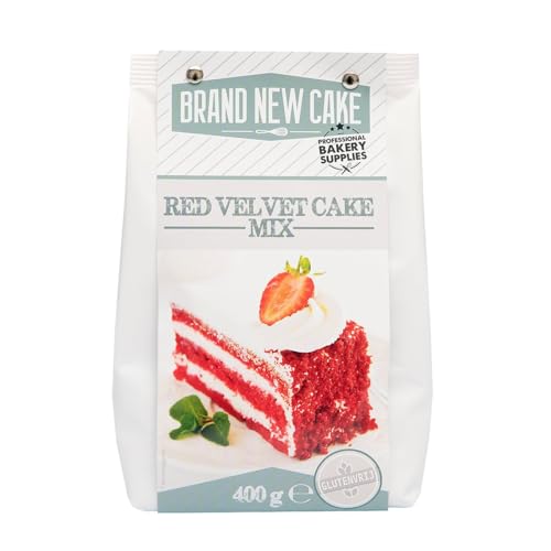 BrandNewCake® Red Velvet Kuchenmischung 400g - Glutenfrei - Perfekt für saftige und leckere Kuchen von Brand New Cake