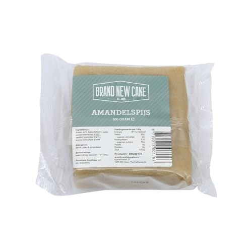 BrandNewCake® Traditionelle Amandelspijs 500g - Perfekt für Leckere Backkreationen! von Brand New Cake