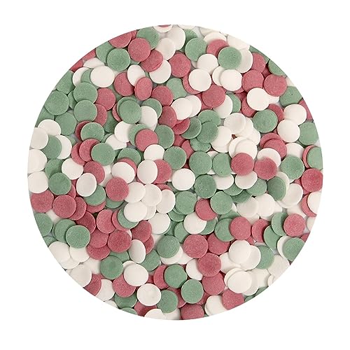 BrandNewCake® Essbare Kuchen Konfetti Maxi X-Mas 60g - Rot/Grün/Weiß - Kuchendekoration Streusel - Weihnachtsstreusel - Tortendeko BrandNewCake® Essbare Kuchen Konfetti Maxi X-Mas 60g - Rot/Grün/Weiß - Kuchendekoration Streusel - Weihnachtsstreusel - Tortendeko von Brand New Cake
