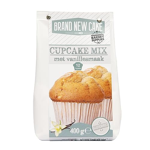 BrandNewCake Cupcake-Mischung Vanille 400g. Glutenfrei von Brand New Cake