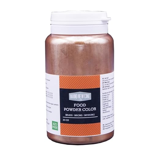 BrandNewCake® Perlenbronze Lebensmittelfarbe 25g - Essbares Farbpulver für Fettmassen - Perfekt zum Backen von Brand New Cake