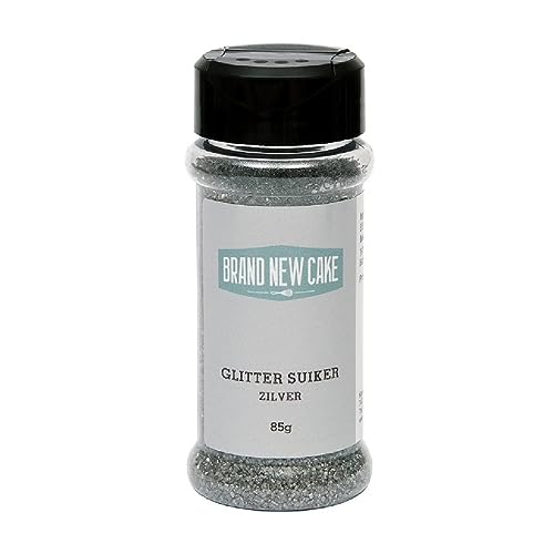 BrandNewCake Glitter Zucker Silber 85g von Brand New Cake