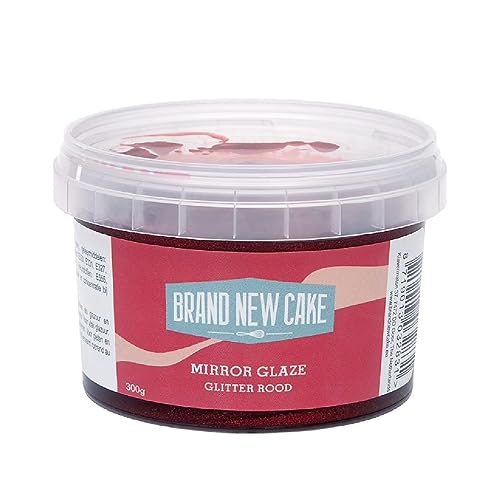 Brand New Cake BrandNewCake Mirror Glaze Glitter Rot 300g von Brand New Cake