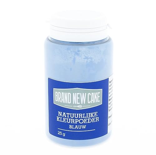 BrandNewCake® Natürlicher Blauer Farbpulver 25g - Essbare Lebensmittelfarbe - Perfekt zum Backen von Brand New Cake