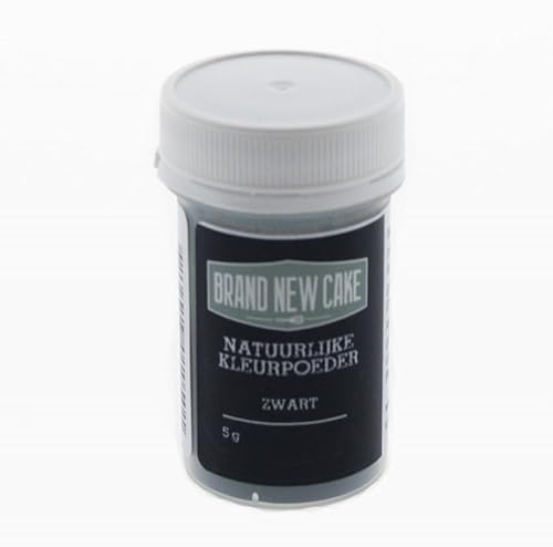 BrandNewCake Natürliches Farbpulver Schwarz 5g von Brand New Cake
