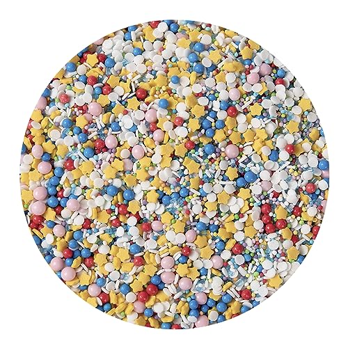 BrandNewCake® Bunte Streusel Party 80g - Streudekor für Kuchen - Perfekte Tortendekoration - Ideal für Geburtstage und Feiern von Brand New Cake